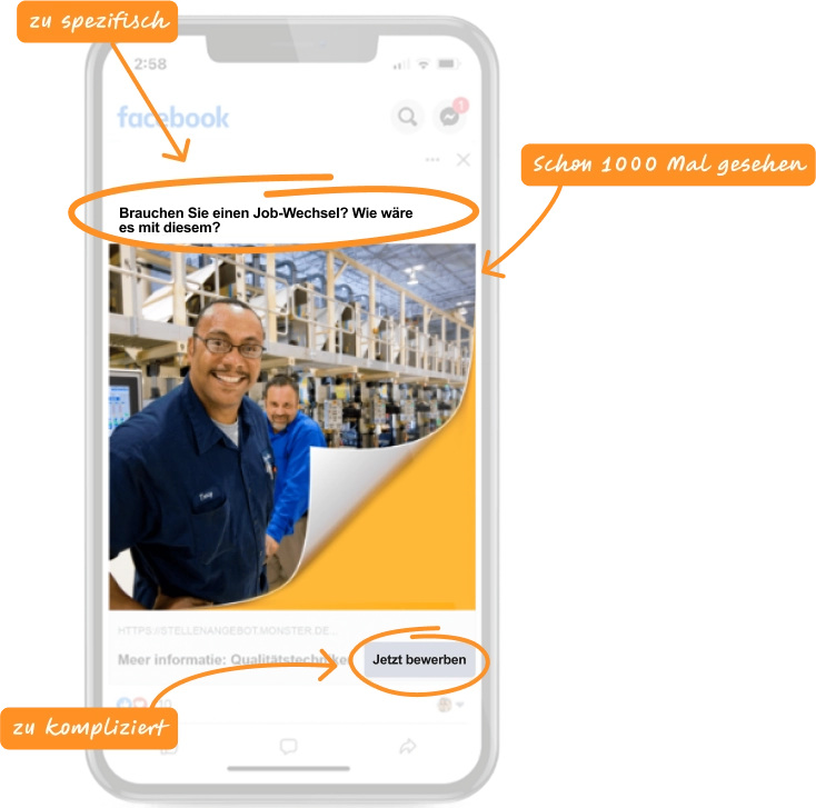 3 Gründe, warum Social Media Anzeigen nicht überzeugen